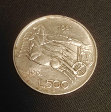 500 lire 1961 usato 500 lire 1961 usato  Monguzzo