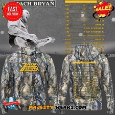 Moletom com capuz Zach Bryann Camo edição limitada 2025 3D P-5XL comprar usado  Enviando para Brazil