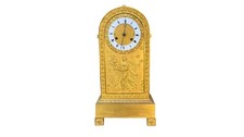 Używany, Table Clock, Empire Period Ormolu Clock, Allegory Of Spring na sprzedaż  PL
