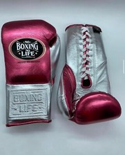 Luvas de boxe feitas à mão de couro bovino sem boxe sem treinamento de vida luvas de boxe comprar usado  Enviando para Brazil