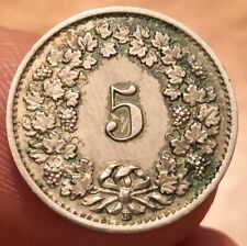 Moneta rappen 1919 usato  Olbia