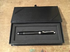 Caneta esferográfica BMW preta fibra de carbono tinta preta rolo na caixa original comprar usado  Enviando para Brazil