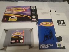 Nintendo 64 Lamborghini Completo Pal Euro España Todo Original N64 Titus comprar usado  Enviando para Brazil