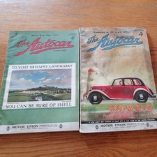 Autocar magazine 1937 for sale  BALLYMONEY