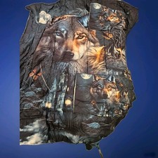 Wolf print comforter for sale  Soddy Daisy