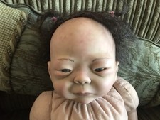 Boneca bebê renascida asiática 18"", usado comprar usado  Enviando para Brazil