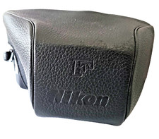 Capa preta para câmera Nikon F com alça excelente, usado comprar usado  Enviando para Brazil