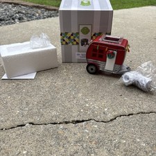 MINI AQUECEDOR DE CERA SCENTSY CHRISTMAS CAMPING TRAILER LUZ NOTURNA VERMELHO comprar usado  Enviando para Brazil