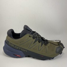 Tênis feminino Salomon Speed Cross GTX baixo trilha caminhada tamanho 11 verde impermeável comprar usado  Enviando para Brazil