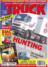 Truck magazine november. for sale  BRAMPTON