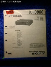 Sony service manual gebraucht kaufen  Emsdetten