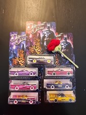 CS Customs, Hot Wheel 5th Annual Divas Divas Batmóvel conjunto de todos os 7 , usado comprar usado  Enviando para Brazil