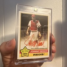 Usado, 2025 Topps Heritage Johnny Bench tinta vermelha autógrafo real vermelho HOF /76 comprar usado  Enviando para Brazil