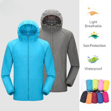 Chaqueta de lluvia impermeable para camping ropa de protección solar ropa de caza secado rápido segunda mano  Embacar hacia Mexico