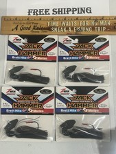 Lote de 4 Z-Man/Evergreen Jack Hammer Chatterbait 3/4 oz.  COLOR CALABAZA VERDE segunda mano  Embacar hacia Mexico