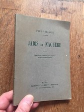 Paul verlaine jadis d'occasion  La Châtaigneraie