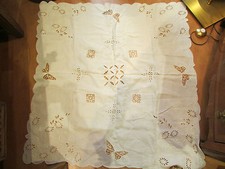 Ravissante ancienne nappe d'occasion  Craponne