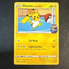 Pikachu on the Ball Pokemon Coleção de Futsal 1 Promo Quase Perfeito LEIA ESCRIVANINHA comprar usado  Enviando para Brazil