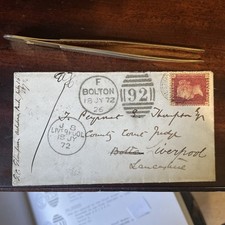 Nice 1872 envelope for sale  LYMINGTON