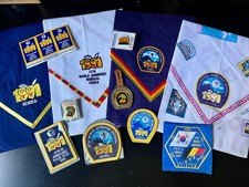 1991 World Scout Jamboree Badge and Neckerchief Collection na sprzedaż  Wysyłka do Poland