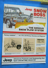 1981 jeep plow for sale  Stillwater