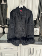 Ladies black real for sale  CHESTERFIELD
