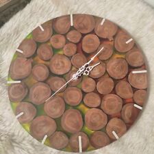Epoxidharz wanduhr handgeferti gebraucht kaufen  Querfurt