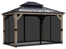 Aoodor 14' x 12' substituição de tela de rede de gazebo 4 painéis paredes laterais para pátio comprar usado  Enviando para Brazil