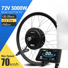 Kit de conversão 72V 3000W mountain e-bike 20-29"" 700C cubo sem escova roda de motor comprar usado  Enviando para Brazil
