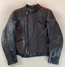 Vintage distressed leather for sale  ROYSTON