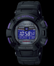 Relógio digital Casio G-SHOCK GW-9010BP-1JF rádio solar masculino roxo escuro Mudman , usado comprar usado  Enviando para Brazil