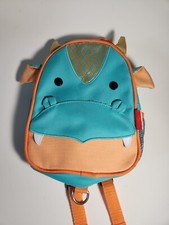 Mochila Skidaddle Skip Hop infantil zoológico pré-escolar idade 2-4 dragão verde laranja  comprar usado  Enviando para Brazil
