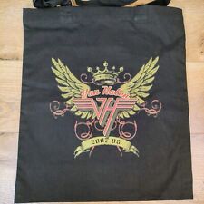 Bolsa Tote VAN HALEN Tour 2007 VIP Preta Algodão VH Leve Dobras Finas Pequena comprar usado  Enviando para Brazil