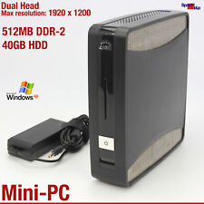 Mini Pequeño Computadora PC 1500MHZ Windows XP 7 40GB 512MB Dual DVI Games Old segunda mano  Embacar hacia Argentina