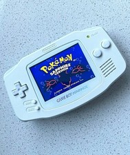 Nintendo Gameboy Advance GBA Game Boy AGB RETROILUMINADO IPS TRIPLO BRANCO comprar usado  Enviando para Brazil