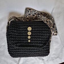 Borsa crochet lana usato  Milano
