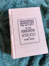 Repertory homeopathic materia for sale  Burton