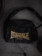 Lonsdale black bag for sale  LONDON