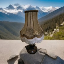 Tischlampe lampenschirm franse gebraucht kaufen  Weeze