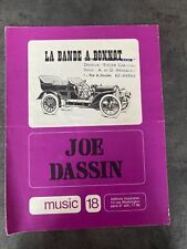 Partition joe dassin d'occasion  Avesnes-le-Comte