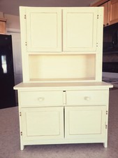Wood hutch cabinet for sale  Delta