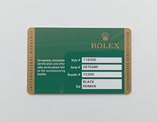 Rolex guarantee warranty usato  Corropoli