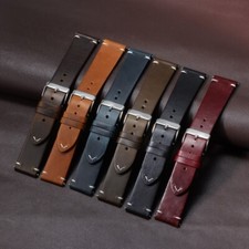 Pulseira de relógio de couro vintage encerada a óleo liberação rápida 18mm-24mm comprar usado  Enviando para Brazil