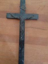 Crucifix bois laiton d'occasion  Apt