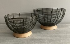 Two black wire for sale  WEST MOLESEY