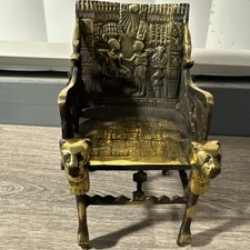 Brass chair egyptian for sale  Fort Lauderdale