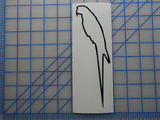 Macaw outline decal for sale  Charleston