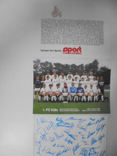 Mannschaftsbild fc köln gebraucht kaufen  Memmelsdorf