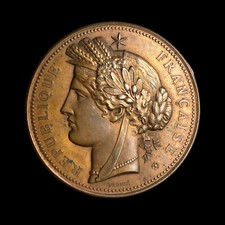 Medaille republique francaise d'occasion  Puygouzon