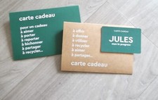 Cartes cadeau jules d'occasion  Angers-